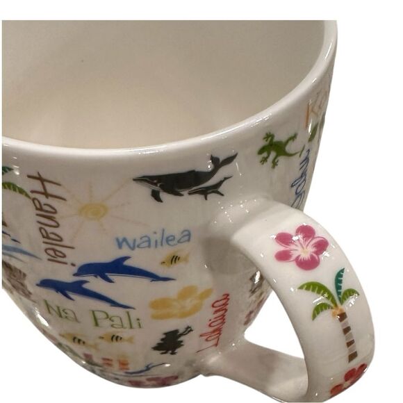Hawaii mug from Hawaii White Ceramic Mug Tropical deatination mug - Picture 3 of 10